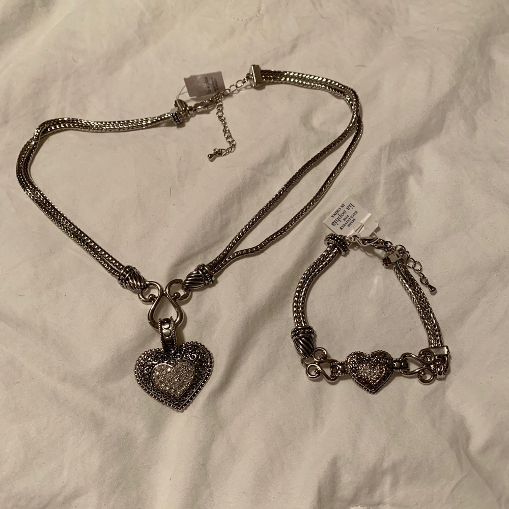 Lia Sophia necklace and bracelet